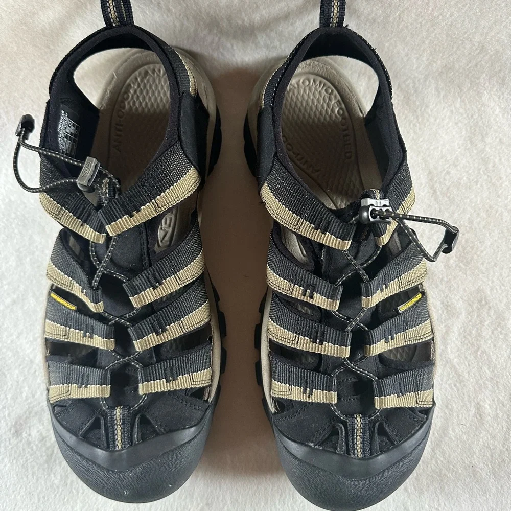 Keen Men’s Newport H2 Black/Stone Grey Sandals Size 12 - Picture 14 of 14